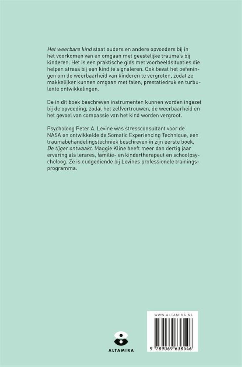 Het weerbare kind - back cover