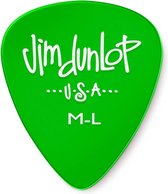 Jim Dunlop Gels Green Medium Light 0.60mm 6-pack