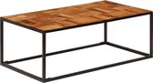 Salontafel  Massief hout-  koffietafel (Incl LW 3D Klok) coffee table woonkamertafel