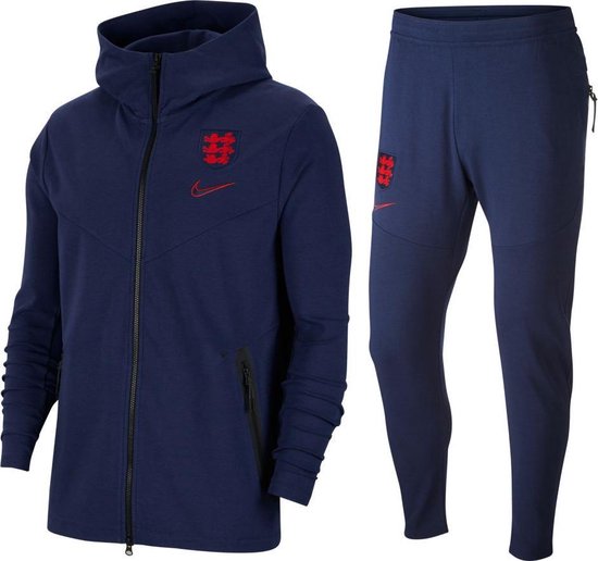 aanpassen programma werkelijk Nike Engeland Tech Fleece Trainingspak 20-21 - Maat XS | bol.com