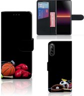GSM Hoesje Sony Xperia L4 Bookcover Ontwerpen Voetbal, Tennis, Boxing… Sports