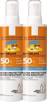La Roche-Posay Anthelios Kids Onzichtbare Zonnebrand Spray SPF50+ - 2x 200 ml