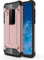 Magic Armor TPU + PC Combinatie Case voor Motorola Moto P40 Note (Rose Gold)