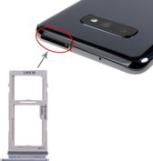 SIM-kaarthouder + SIM-kaarthouder / Micro SD-kaarthouder voor Galaxy S10 + / S10 / S10e (blauw)