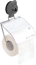 Eurotrail Toiletrolhouder met zuignap - Antraciet