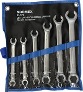 Remleidingsleutel set 6 delig 9 t/m 21 mm - Normex