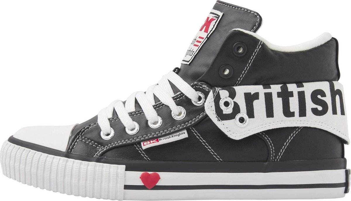 British Knights ROCO Dames sneakers hoog Zwart