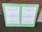 Coachbord voetbal - Taktiekbord - 120cmx90cm - Met 2 speelvelden