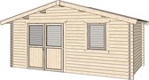 Blokhut Friesland, wanddikte 28 mm 500x250 cm