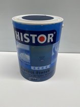 HISTOR - Perfect Finish - MAT - Muurverf 5L " NACHT 6723"  Blauw-Professioneel gebruik-extra dekkend.