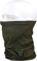 Morf sjaal groen voor motorrijders - Hals mond neus bandana / doek - Anti stof wrap voor gezicht