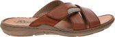 Rieker Slipper 22096 24 Cognac Bruin Leer Zacht Voetbed