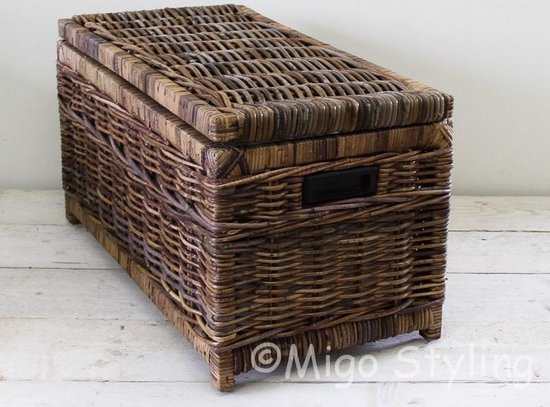 Rotan Weaving Refreshment Box Puur natuurlijke handgemaakte opbergmand Handgeweven
