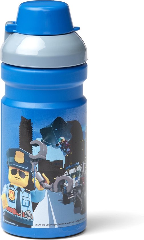 LEGO Lunch Set Lego City - Tasse à boire et corbeille à pain - Bleu