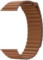 Smartwatch bandje - Geschikt voor Samsung Galaxy Watch 46mm, Samsung Galaxy Watch 3 45mm, Gear S3, Huawei Watch GT 2 46mm, Garmin Vivoactive 4, 22mm horlogebandje - PU leer - Fungus - Magneet