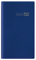 Brepols Agenda 2021 • Brepols • Interplan • GENOVA + ABC • 9 x 16 cm • 1week - 2 pagina's • Blauw • Spiraal