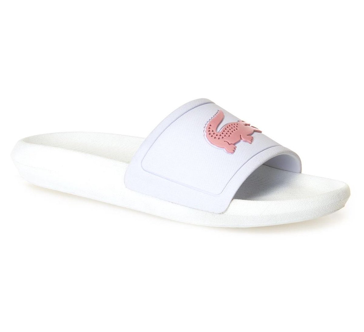 Lacoste Slippers Maat 37 Vrouwen wit licht roze bol