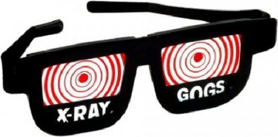 lunettes amusantes - rayons X - plastique | bol.com