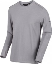 Regatta Longsleeve Karter Ii Heren Katoen/polyester Grijs Mt Xl