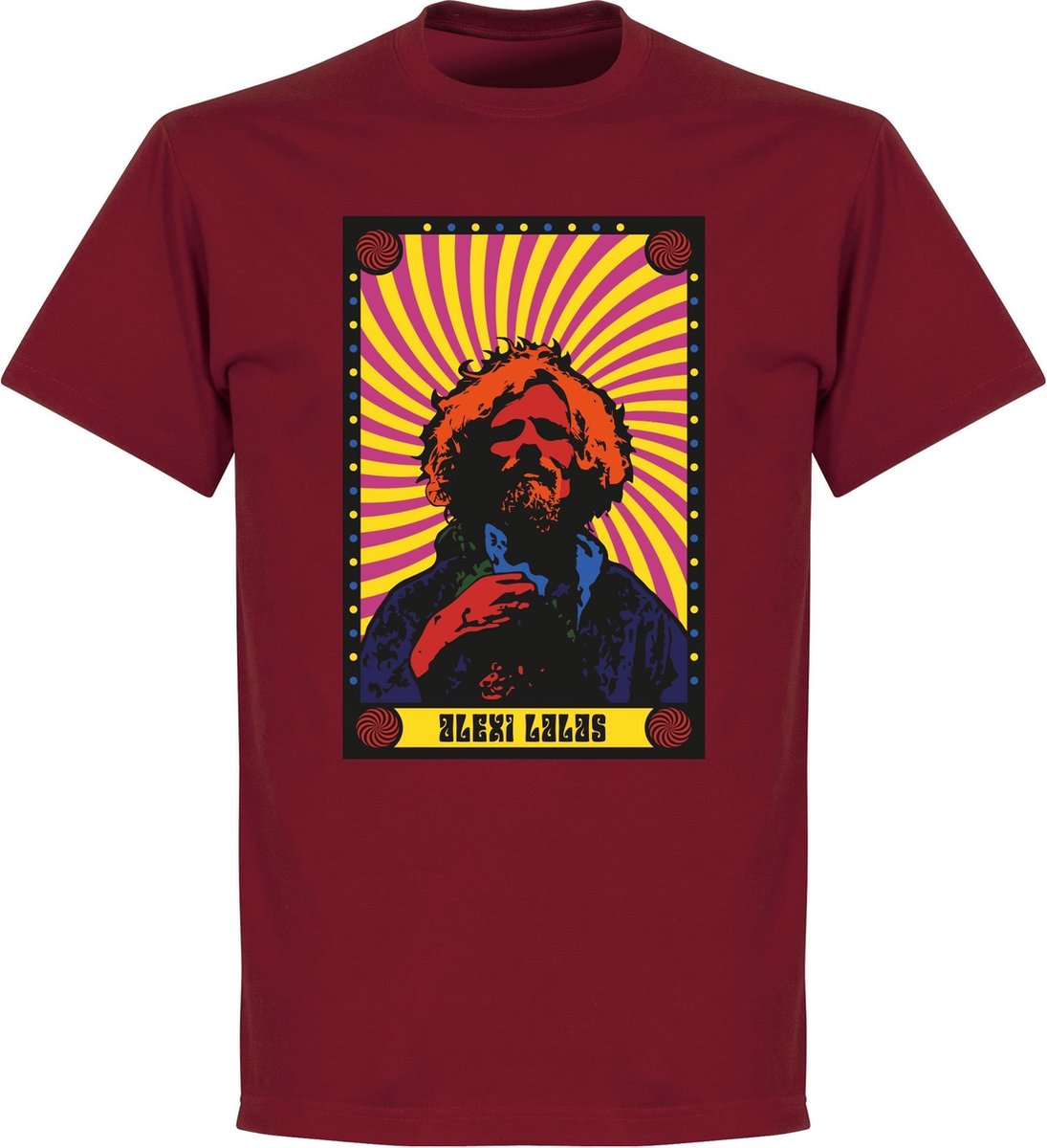Lalas Psychadelic T-Shirt - Bordeaux - S