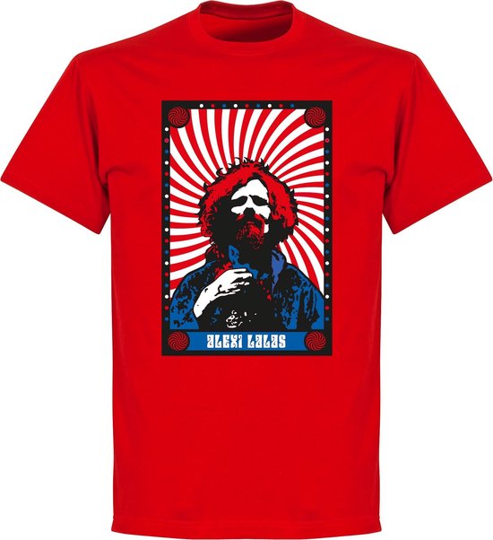 Lalas Psychedelic USA T-Shirt - Rood