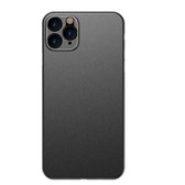 COMBI ultra dunne 0.3mm zwarte hoes iPhone 11 Pro max + gehard glas screenprotector