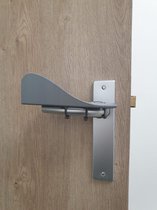 3D-grip ellebooggreep deurgreep elbow doorhandle handsfree deuropener deurklink bevestiging deuren opener