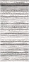 ESTAhome behangpapier kanten linten zwart en wit - 138841 - 0,53 x 10,05 m