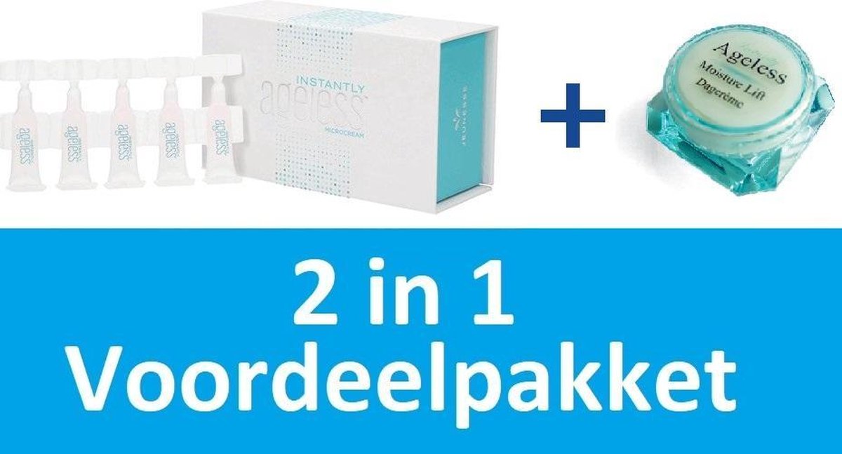 Instantly Ageless 5 pipetjes + Moisture Lift 8 ml - Voordeelverpakking