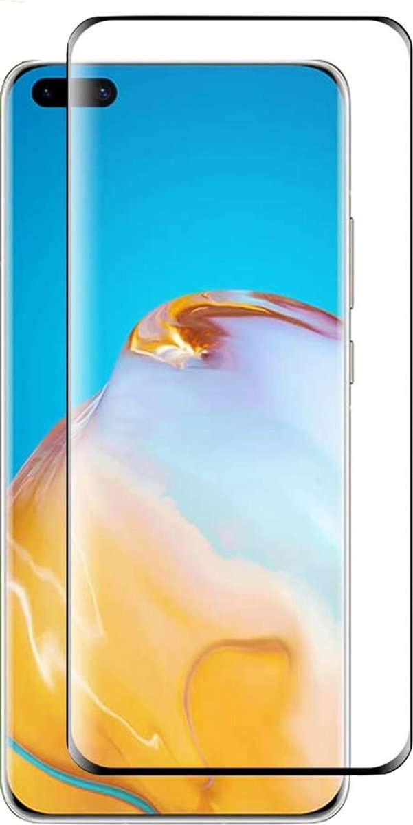 Screenprotector geschikt voor Huawei P40 - Full Screen Protector Glas