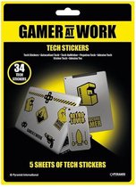 Stickerset - Gamer At Work - 5 vellen