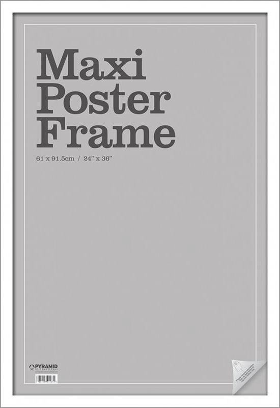 beweging helper Veranderlijk Maxi Poster Frame - White MDF - 61x91.5cm - Lege Kader | bol.com