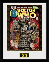 Poster - Doctor Who Villains Comic - 40 X 30 Cm - Multicolor