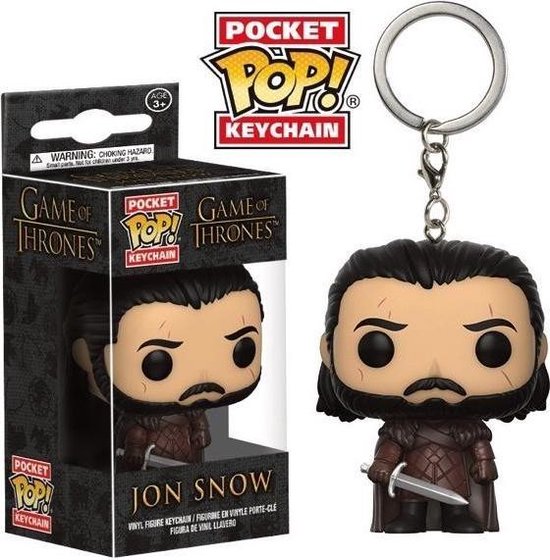 Funko Pop! Pocket Keychains Game Of Thrones Jon Snow Version 2