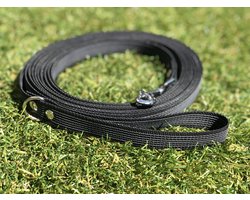 Hondenriem 5 meter - Antislip - Zwart - Veilig - Grip - Comfortabel