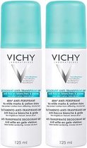 Vichy Deodorant Intense Transpiratie spray 48 uur anti-strepen - Deodorant -  2 x 125ml