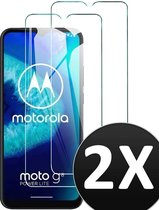 HB Glas Geschikt voor Motorola Moto G8 Power Lite Screenprotector Glas Gehard Tempered Glass - 2 Stuks