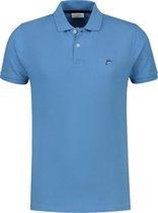 Luck & Instinct Heren Poloshirt. Kleur: Kobalt Blauw Maat: XXL