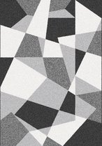 Aledin Carpets Lavrentia Laagpolig Vloerkleed 160x230cm Grijs/wit/Zwart