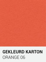 Gekleurd karton orange 06 30,5x30,5 cm  270 gr.