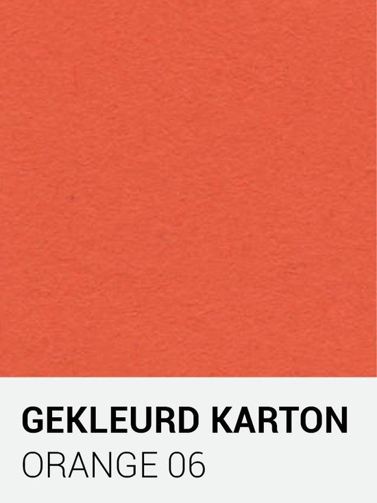 Carton de couleur orange 06 30,5x30,5 cm 270 gr.