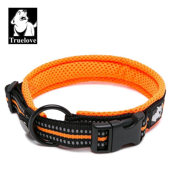 BioThane® Halsband Mérida Neon Orange - Hej Nika