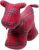 Hond schotse ruit Deurstopper Scottie Hond tartan ruit