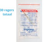 Lactona Interdentaal Ragers - XX-Small Short 25mm - Geel - 10 gripzak x 5 stuks - Voordeelpakket
