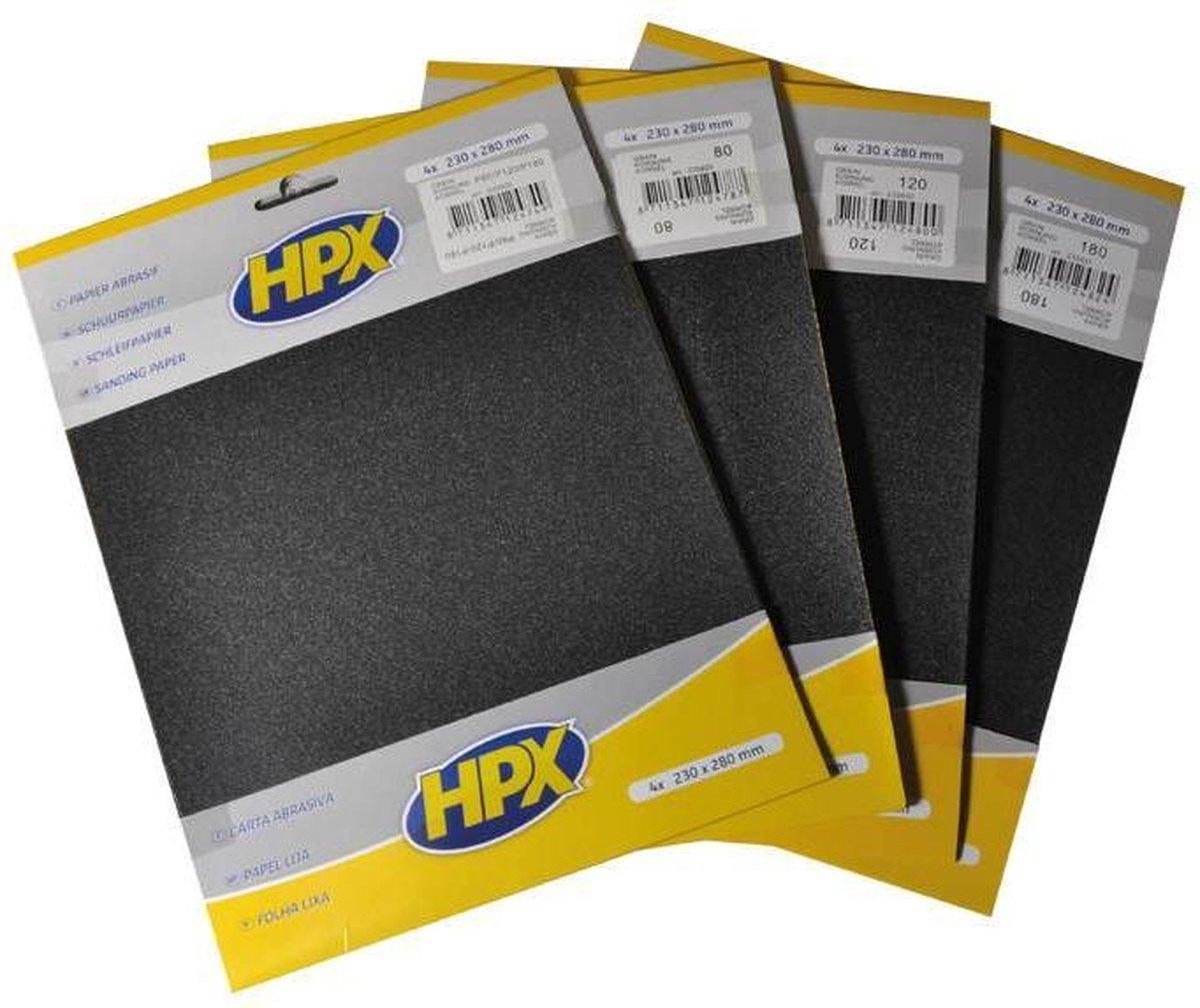 HPX Schuurpapier 4-pak (16 stuks) - P600/1000/1200/2000