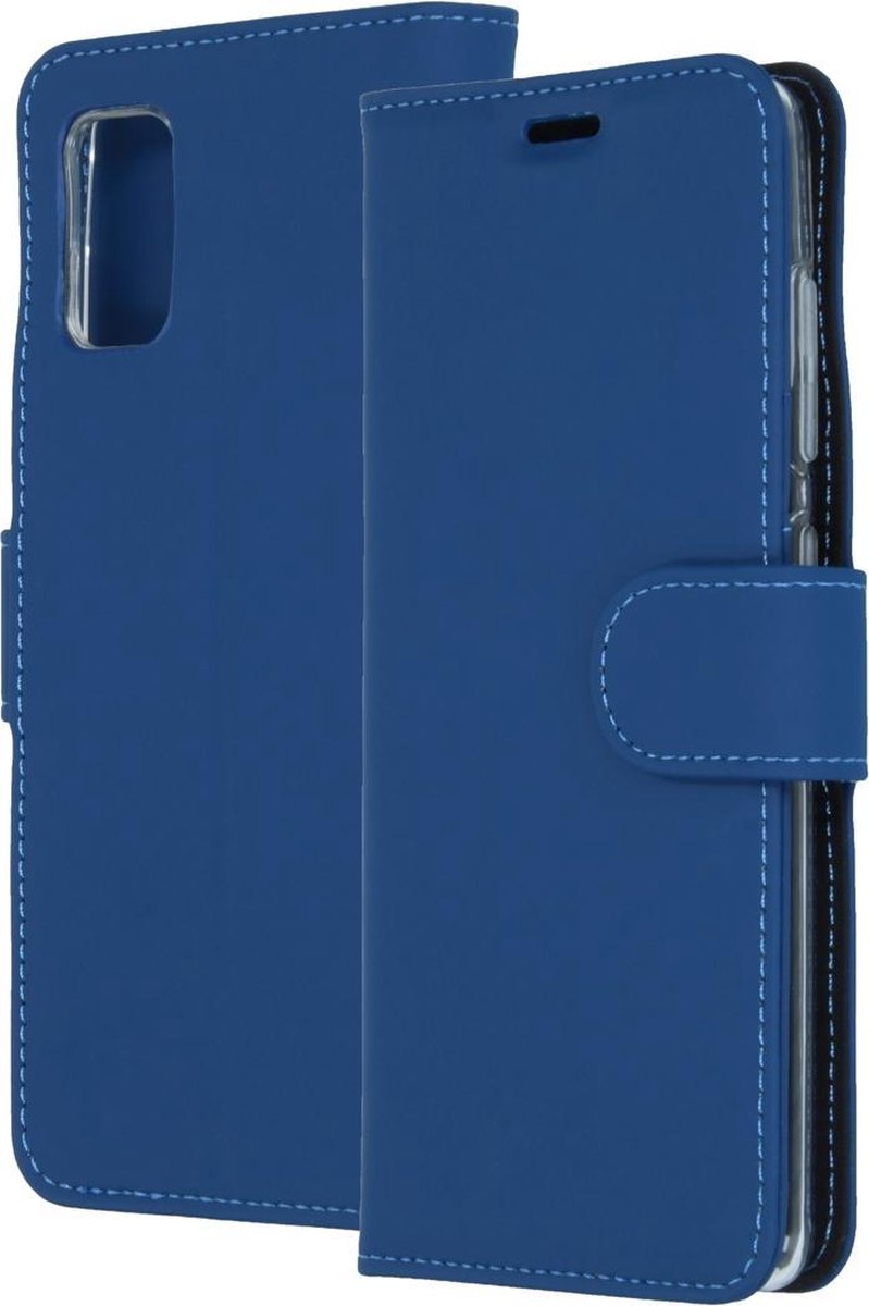Samsung A41 hoesje bookcase - hoesje Samsung A41 bookcase - Samsung Galaxy A41 hoesje bookcase - A41 hoesje - telefoonhoesje Samsung A41 - hoesje A41 Samsung - Kunstleer - Blauw - Accezz Wallet Softcase Bookcase