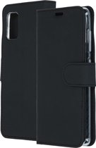 Samsung Galaxy A41 Hoesje Met Pasjeshouder - Accezz Wallet Softcase Bookcase - Zwart