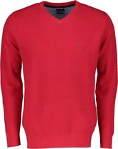 Jac Hensen Pullover - Modern Fit - Rood - 3XL Grote Maten