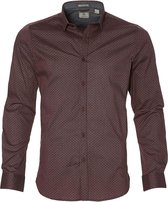 Dstrezzed Overhemd - Slim Fit - Bordo - L