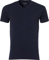 Jac Hensen T-shirt V-hals - Slim Fit - Blauw - XXL